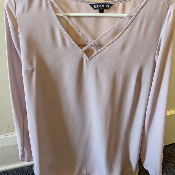 Express Tops - Express blouse blush